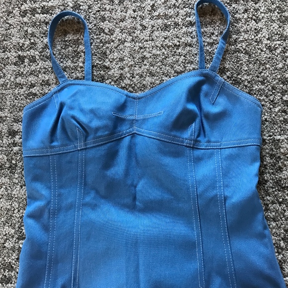 Marc Jacobs Strapless Tank Top with Leather Strap - Picture 8 of 8